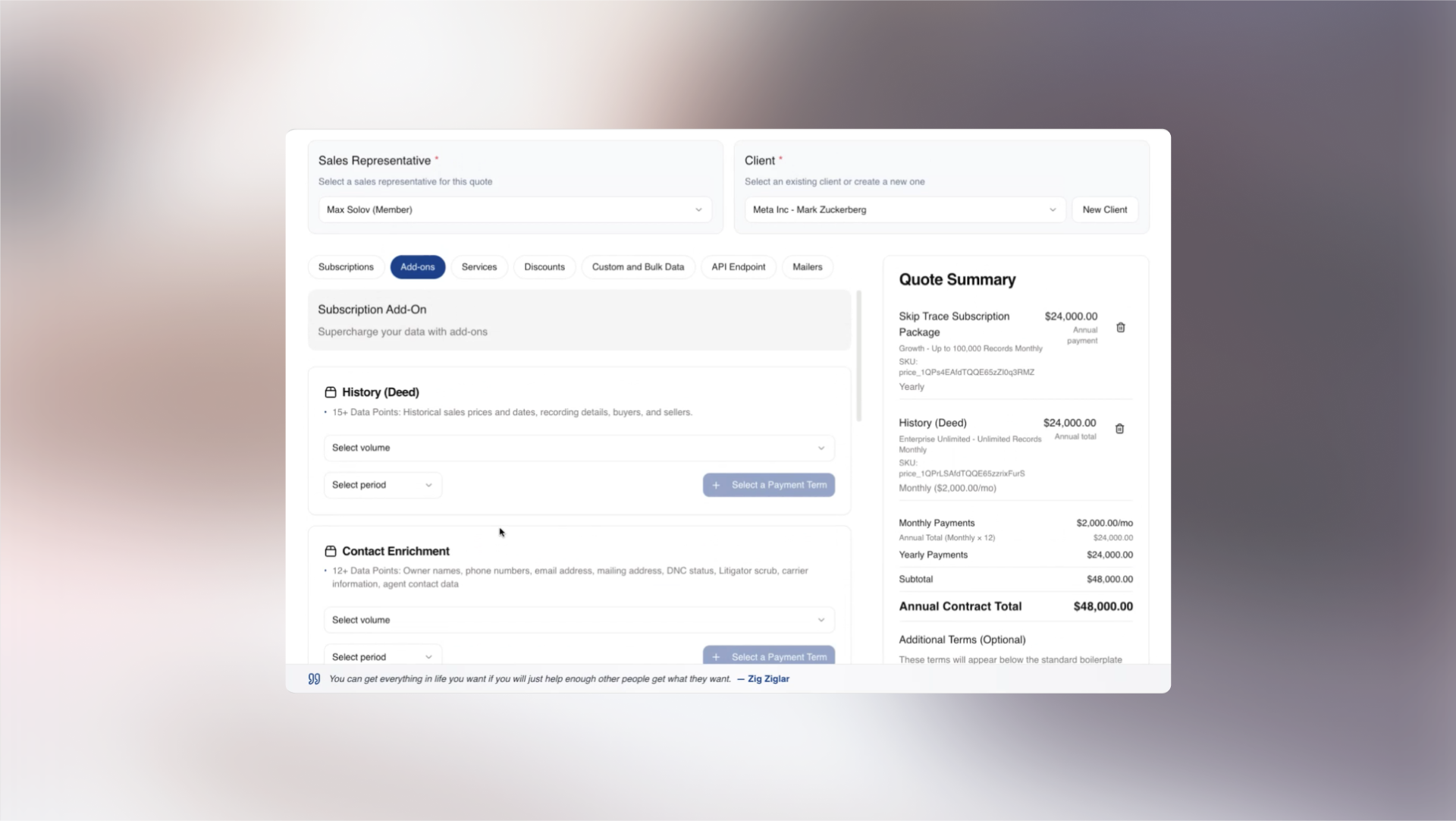 Internal Tool Development